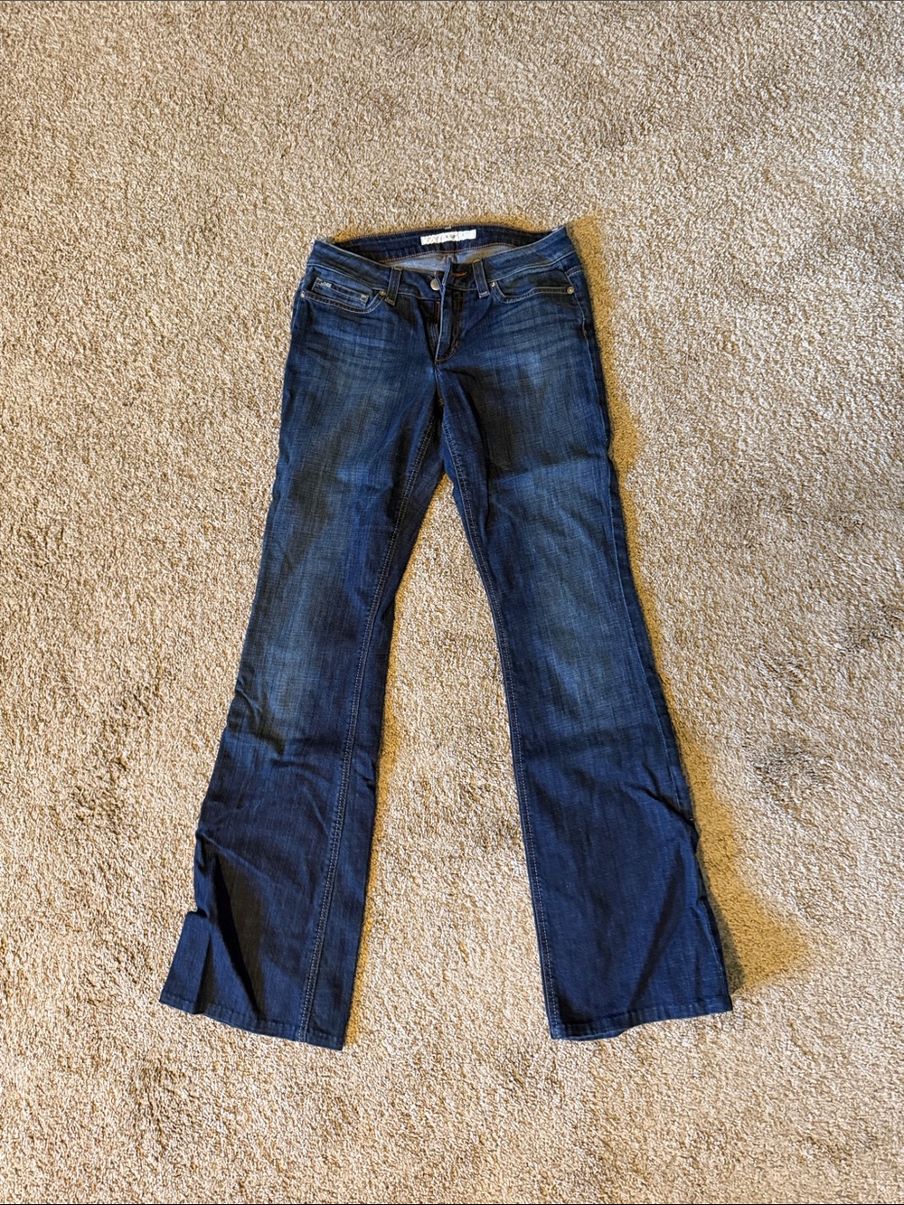 Joe's Jeans Dark Blue Flare Wide-Leg Denim